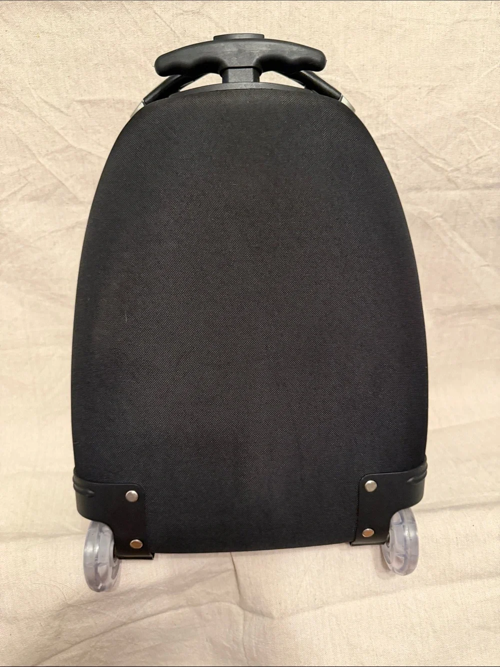 R2-D2 Inspired Decorative Accent - White and Blue Hardshell Suitcase with Wheels